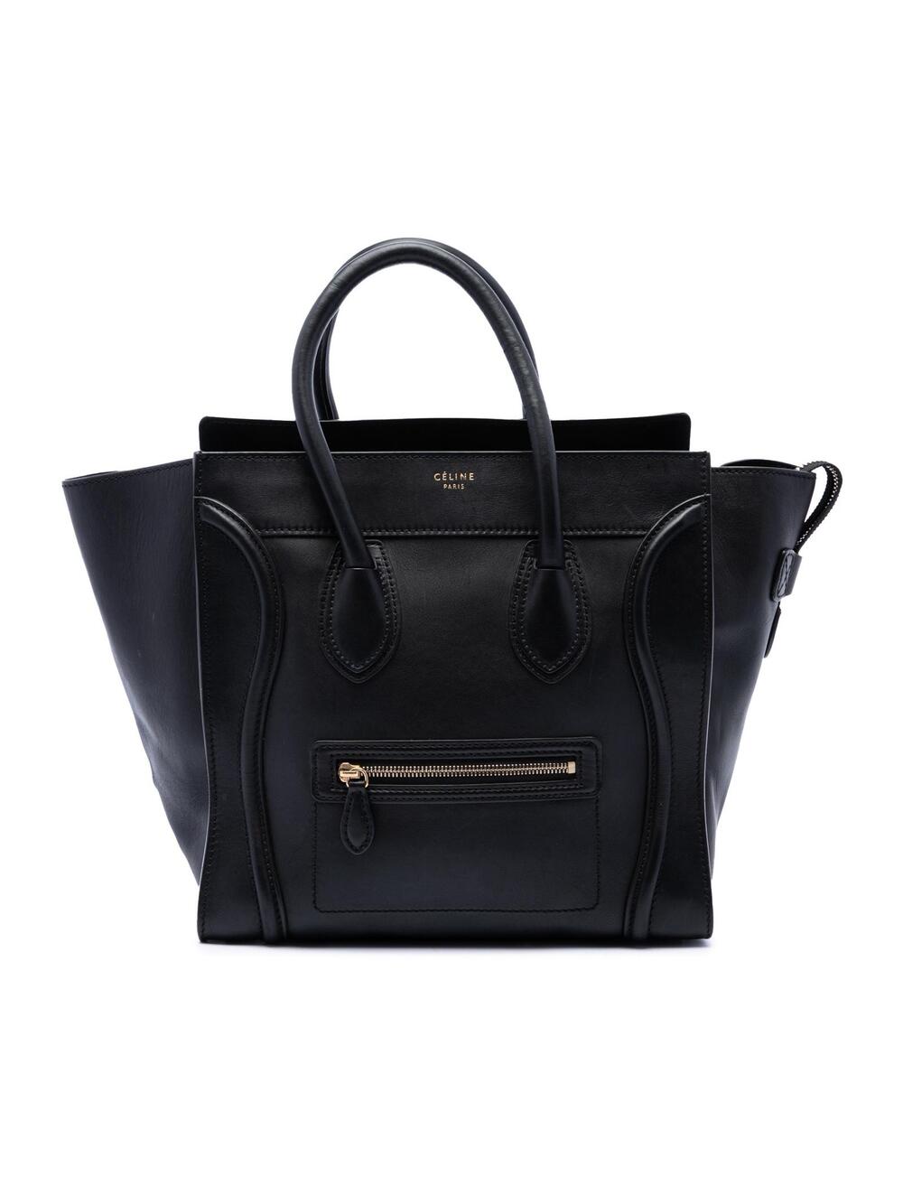 Celine Mini Leather Luggage Tote Pre- #376315C99B